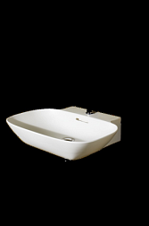 Подвесная раковина Ino 56х45х12 см, без отверстия для смесителя, с покрытием lcc, SaphirKeramik 8.1030.2.400.109.1 Laufen